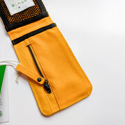 Yellow cotton phone wallet